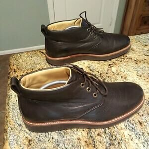 Samuel Hubbard M2120-009 Re-Boot Espresso Brown Leather Size 10 M Dress Casual